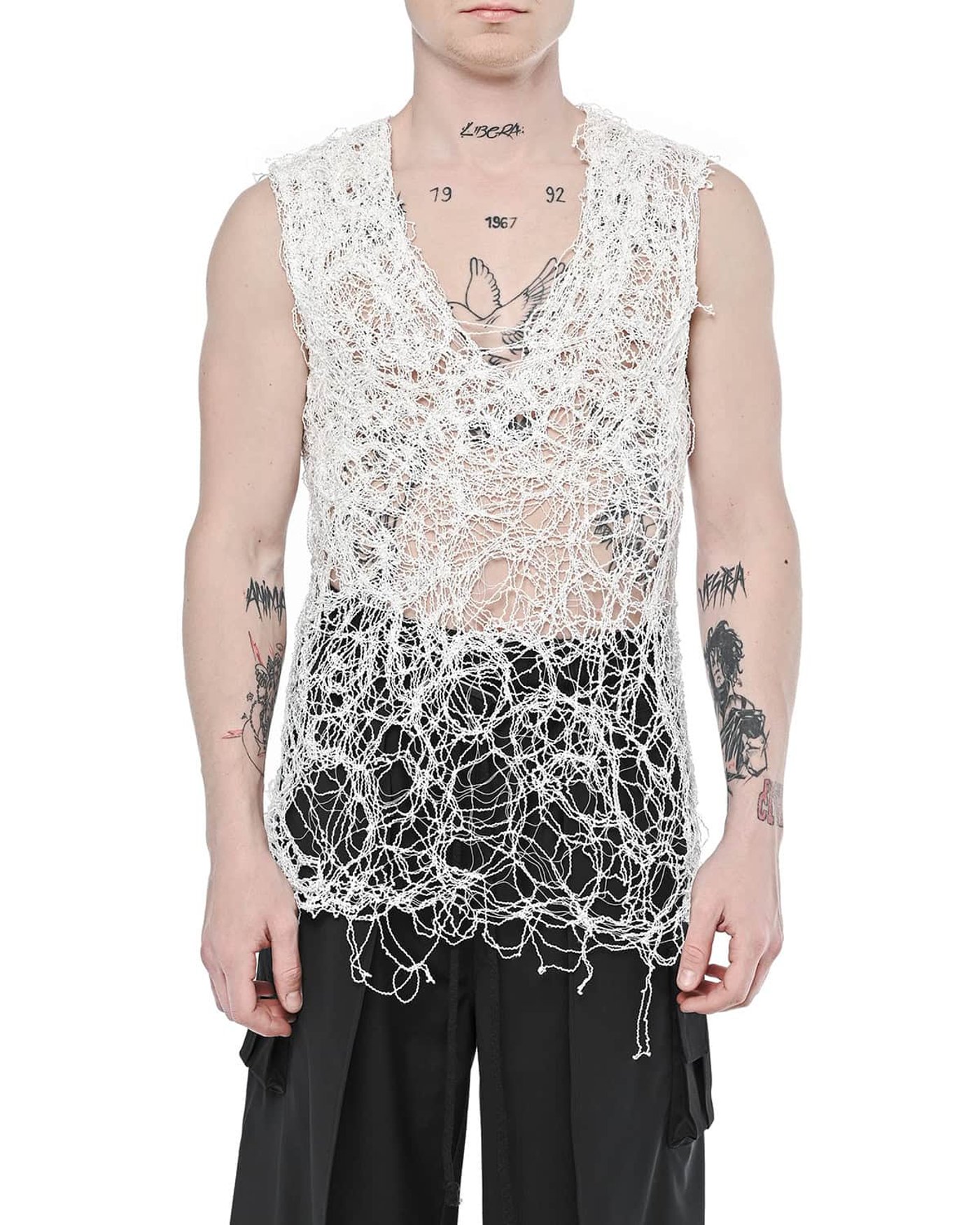 Web Bonded Sleeveless T-Shirt