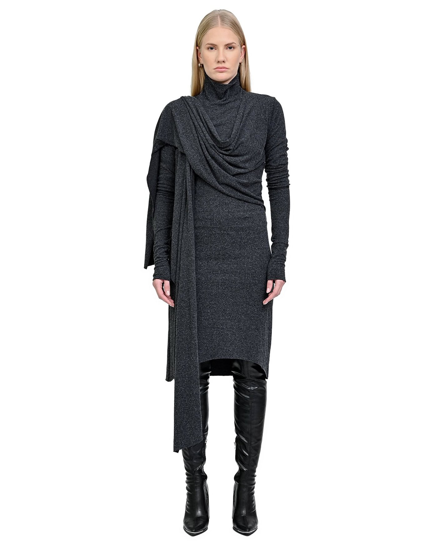 Sphere Draped Layers Dress