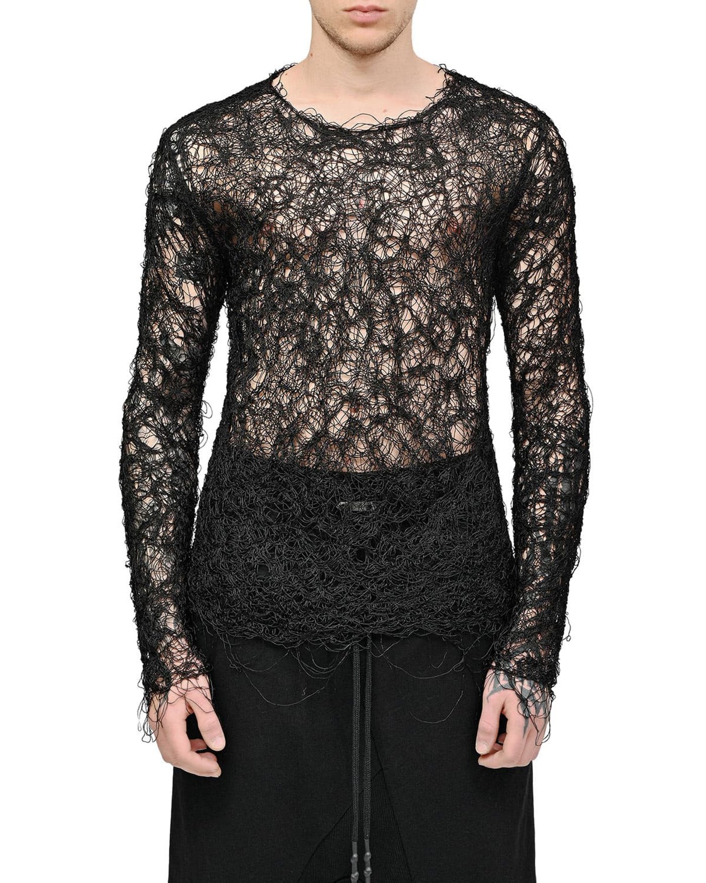 Fiber Web Bonded Long-sleeve Top