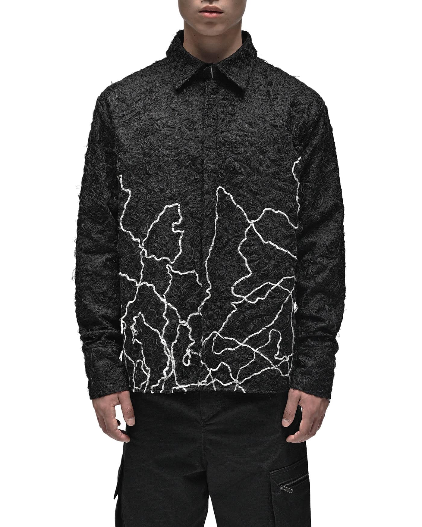 Fiber Bond Ashes Collar Overshirt