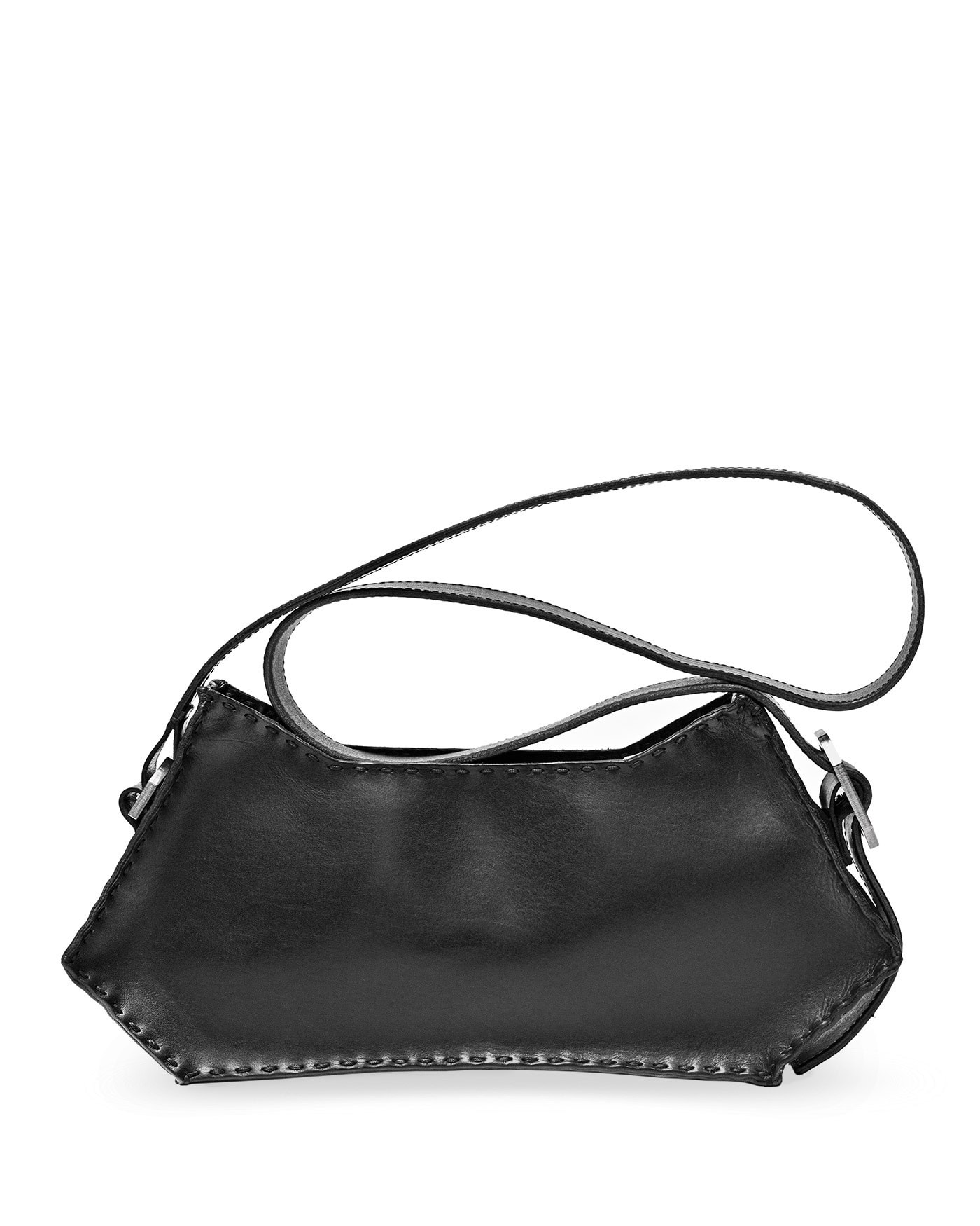 Oracle Leather Shoulder Hexa Bag