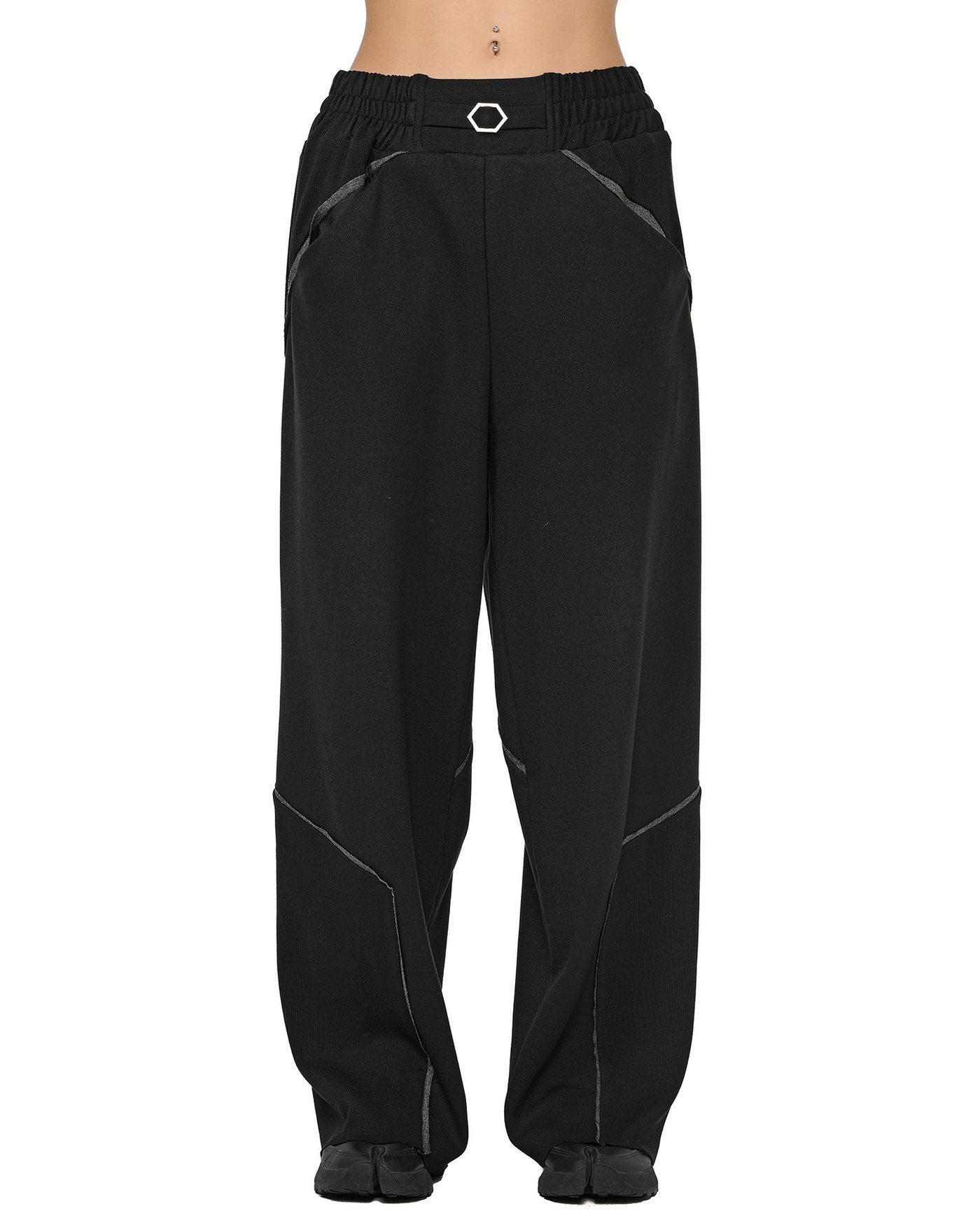 Cluster Panel Flare Pants