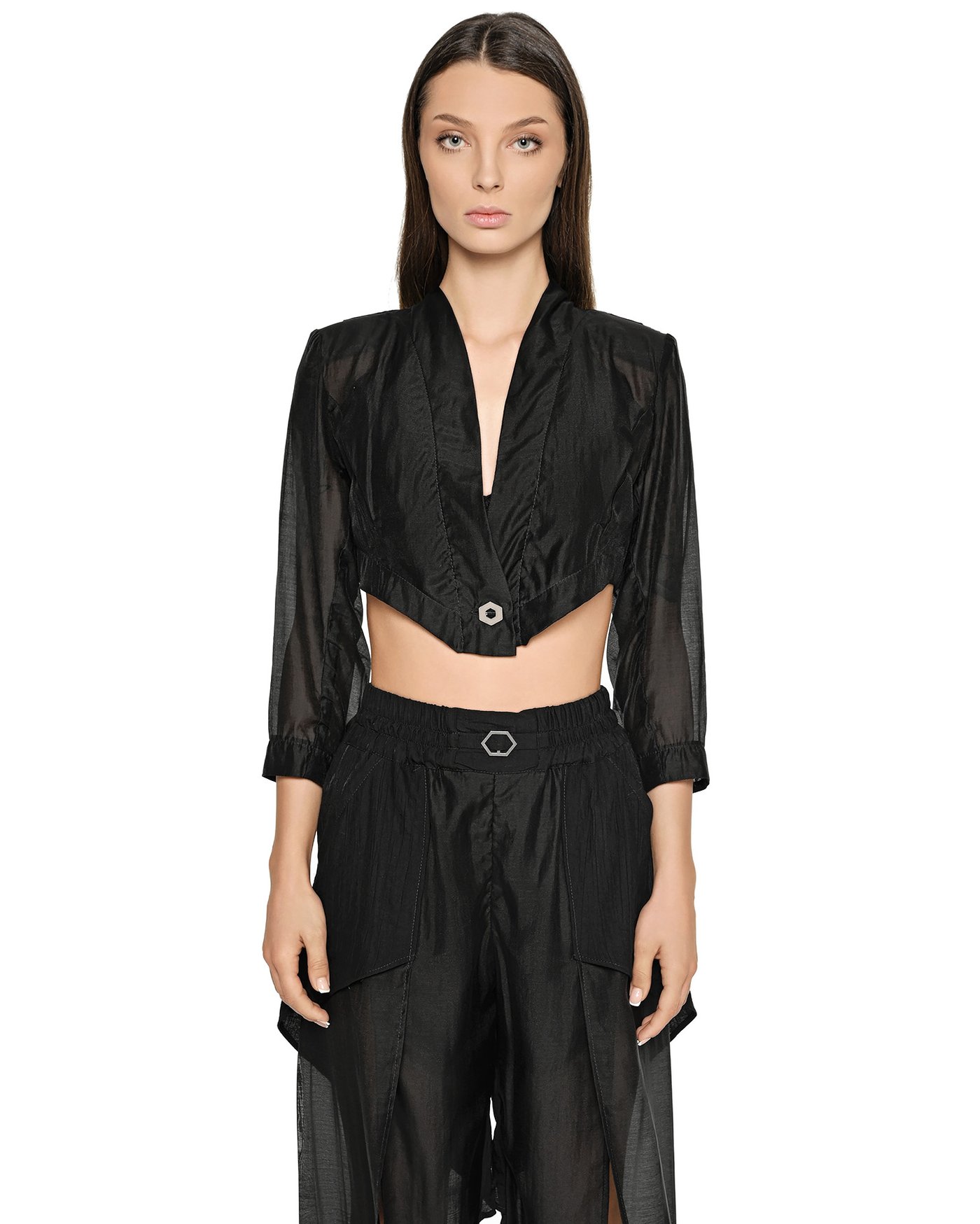 Radiant Semi-Sheer Blazer