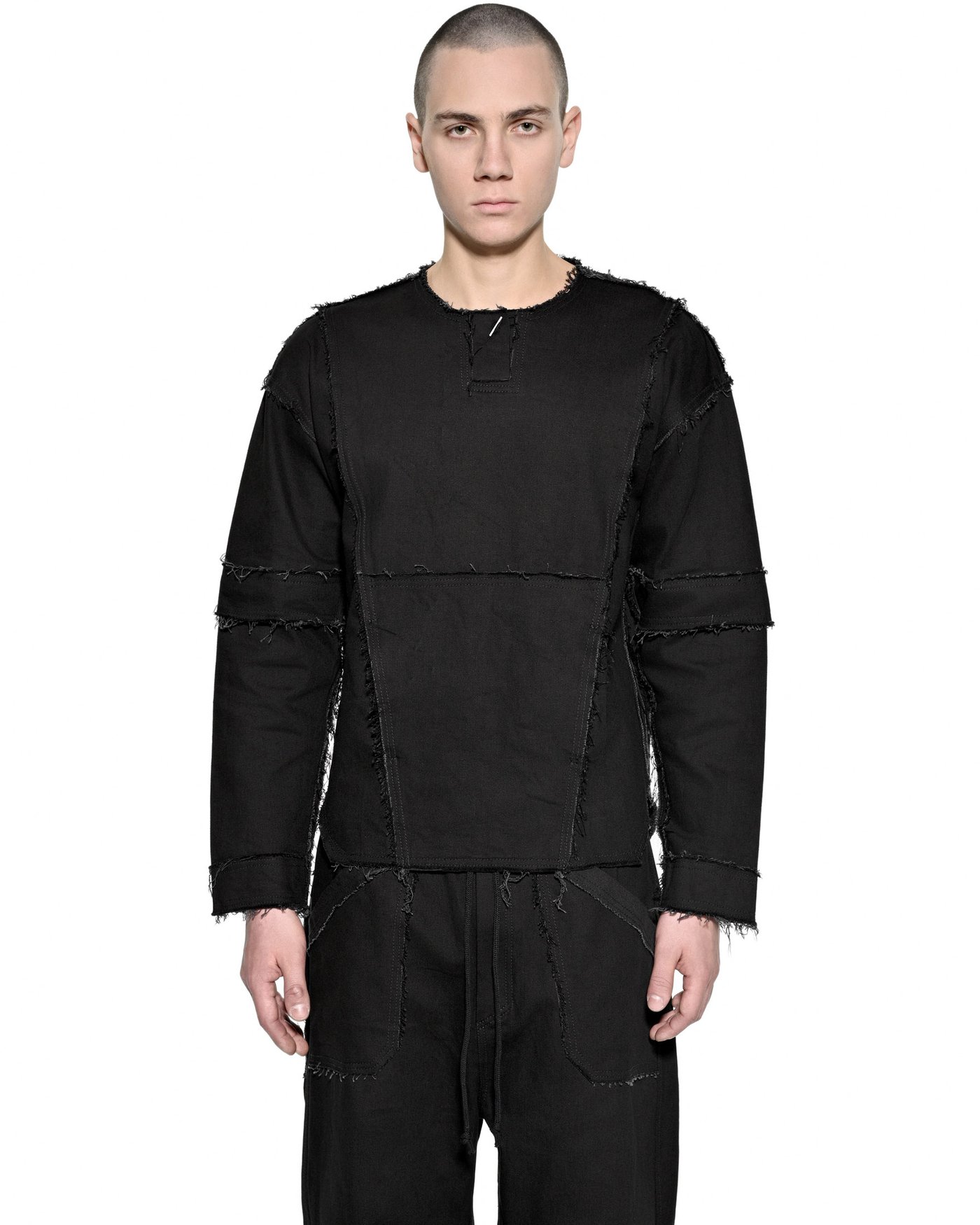 Fracture Function Denim Sweater