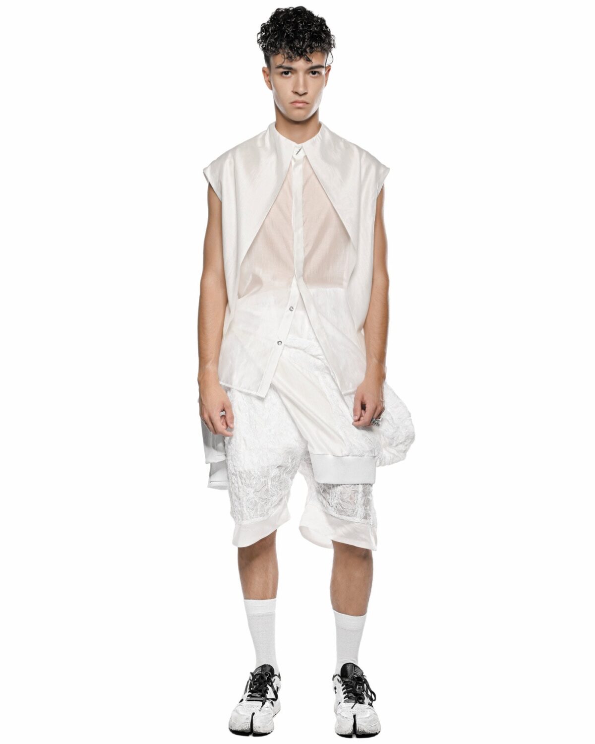 MINOAR - Filamentous Shell Wide Shorts - 8