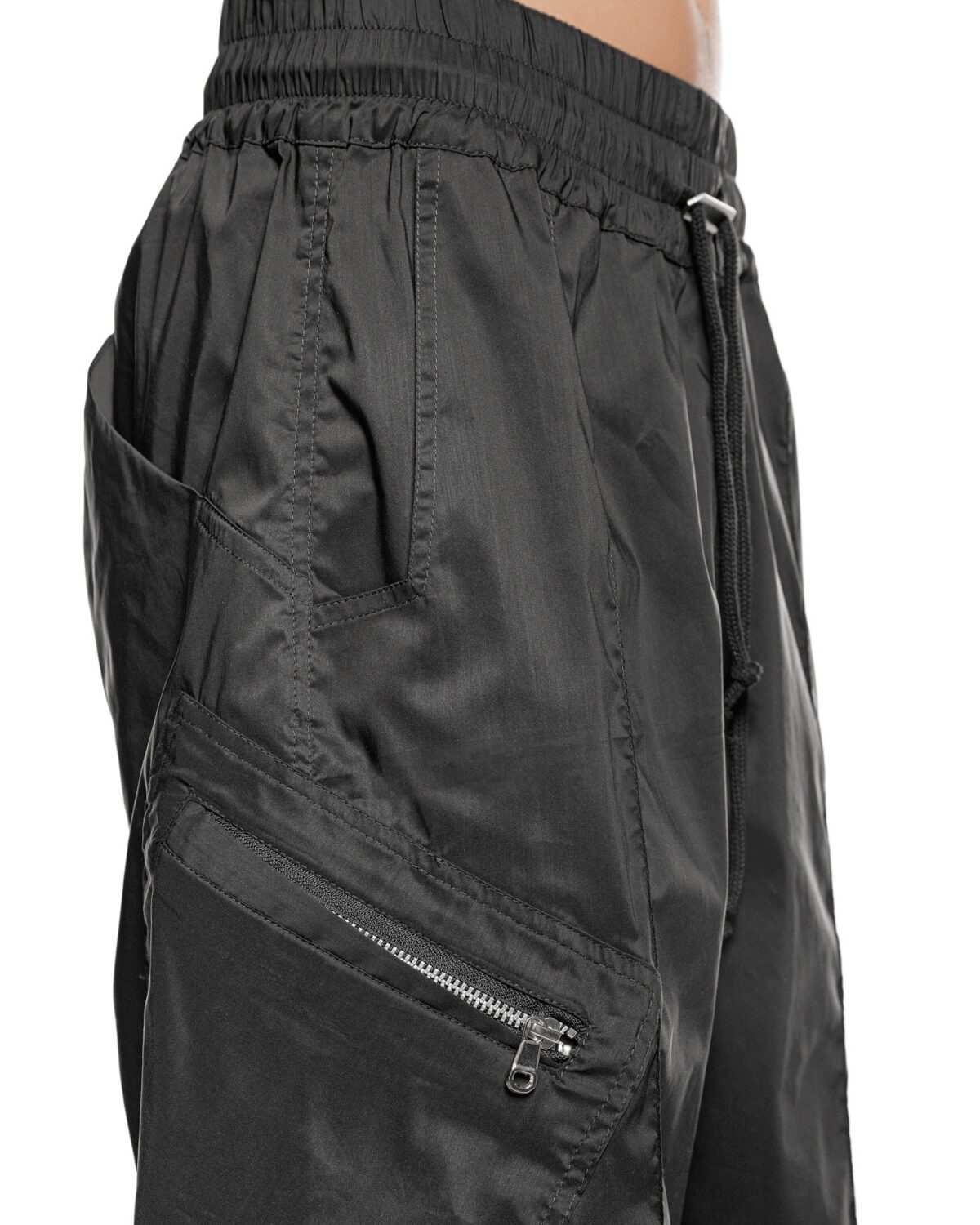 MINOAR - Gravity Cagro Light Shorts, Men's black cotton shorts with diagonal welt pockets - 7