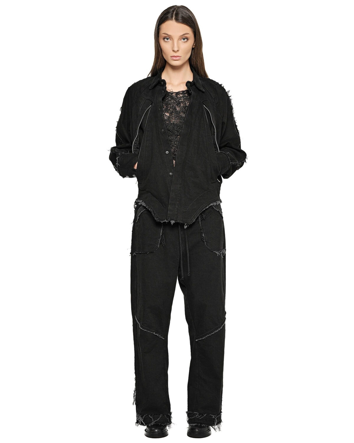 MINOAR - Washed Gravity Deconstruct Jacket - 3