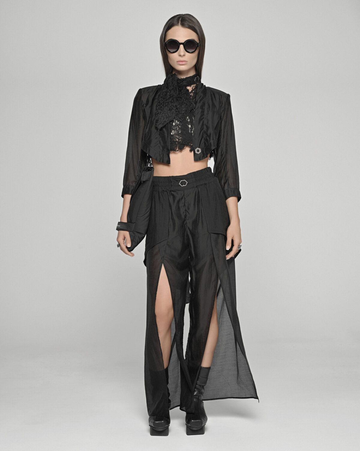MINOAR - Radiant Semi-Sheer Blazer - 9