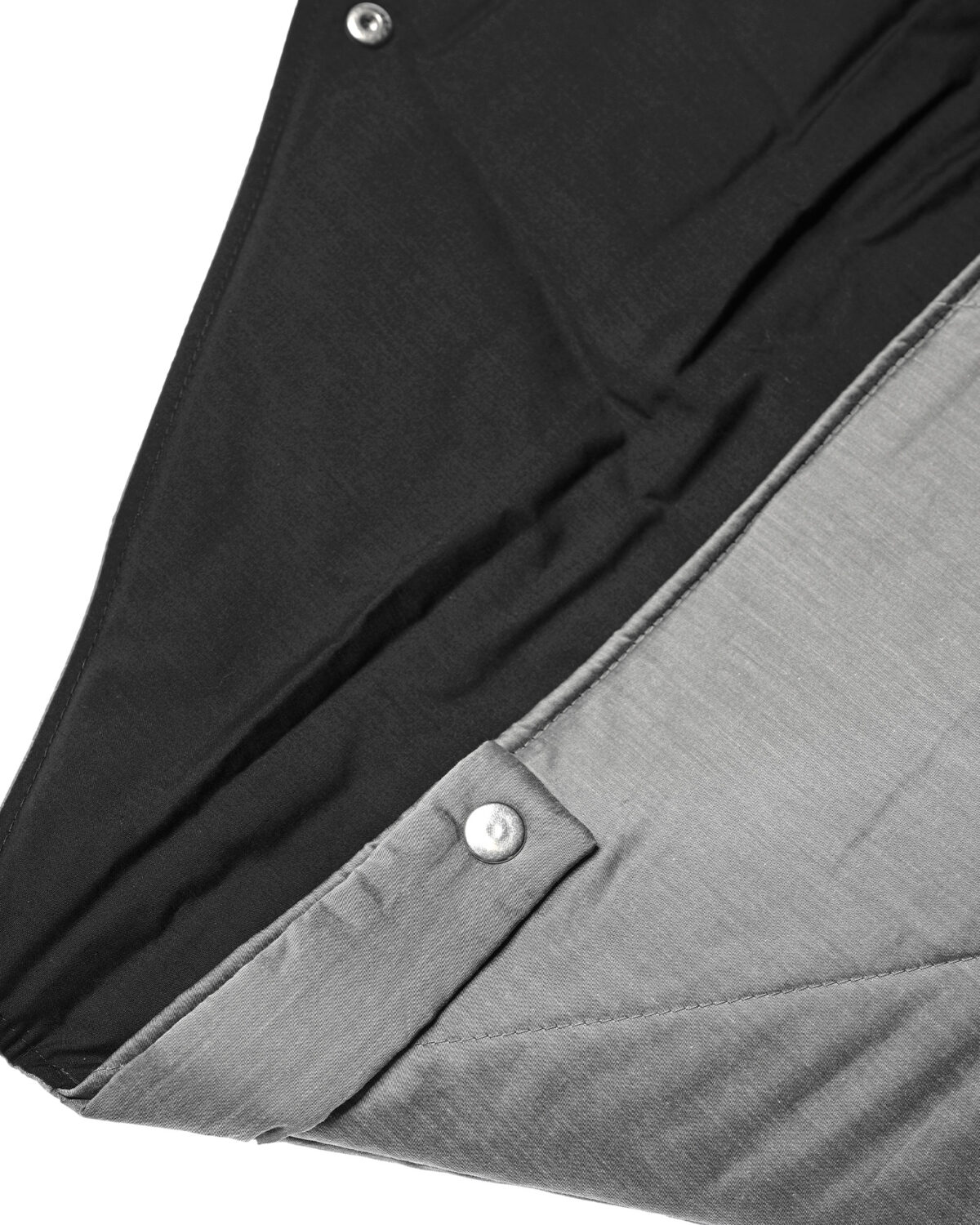 MINOAR - Inox Shoulder Clutch Bag, Unisex grey cotton bag with detachable belt strap - 8