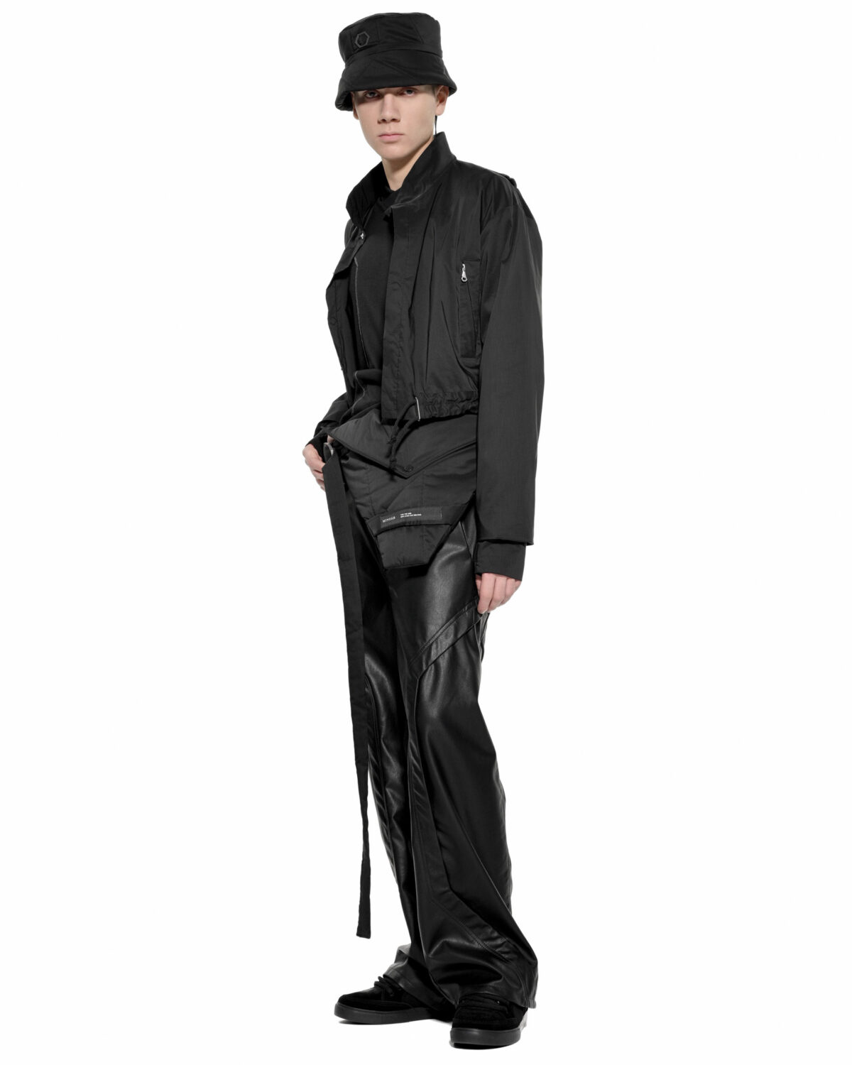MINOAR - Apex Leather Segment Trousers - 7