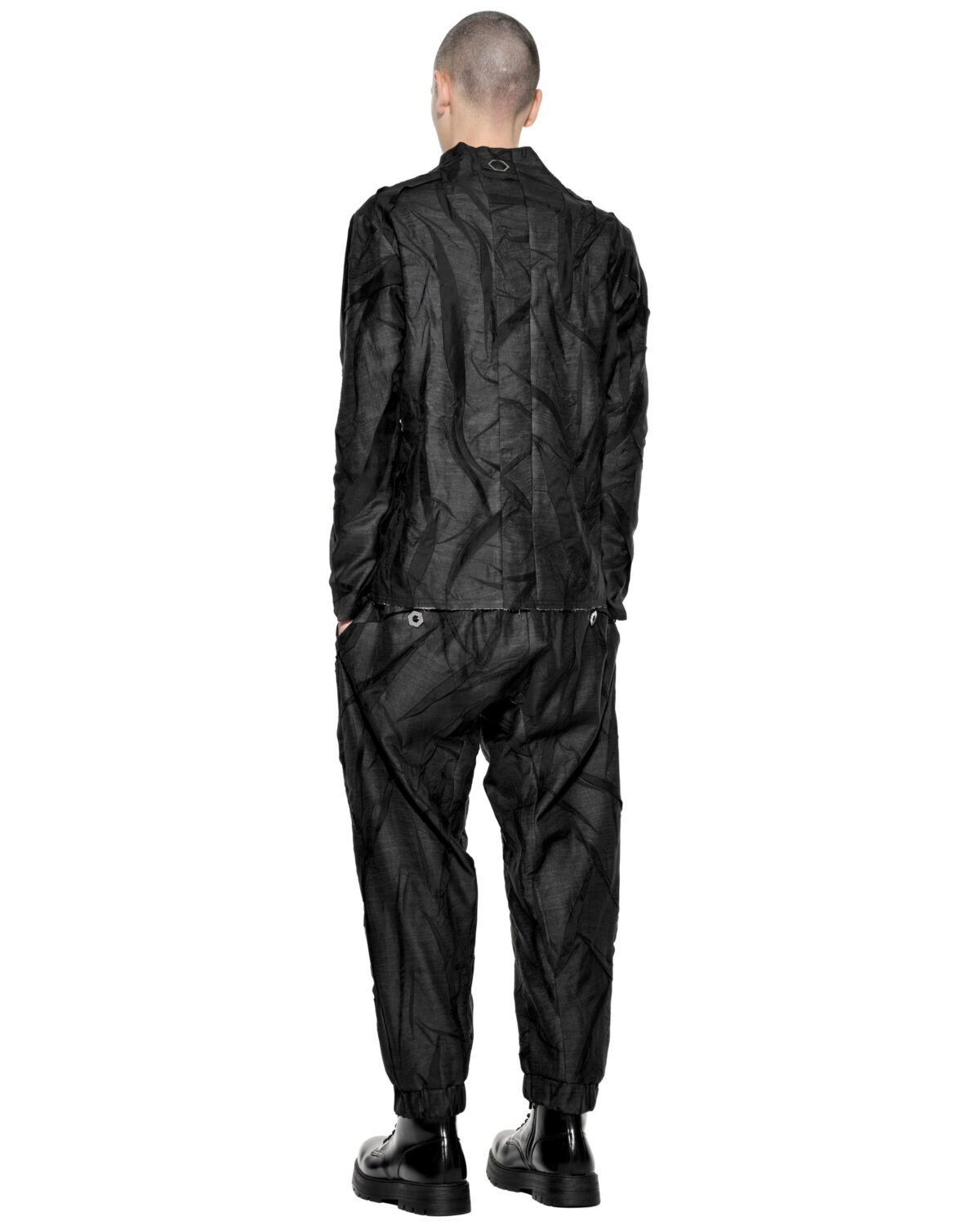 MINOAR - Diffuse Crushed Dark Pants - 7
