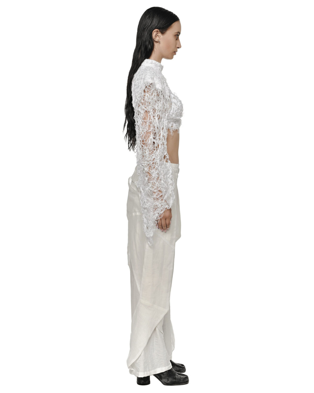 MINOAR - Titan Fiber Bond Light Shoulders, Women's white cotton with Fiber-Bond texture - 5