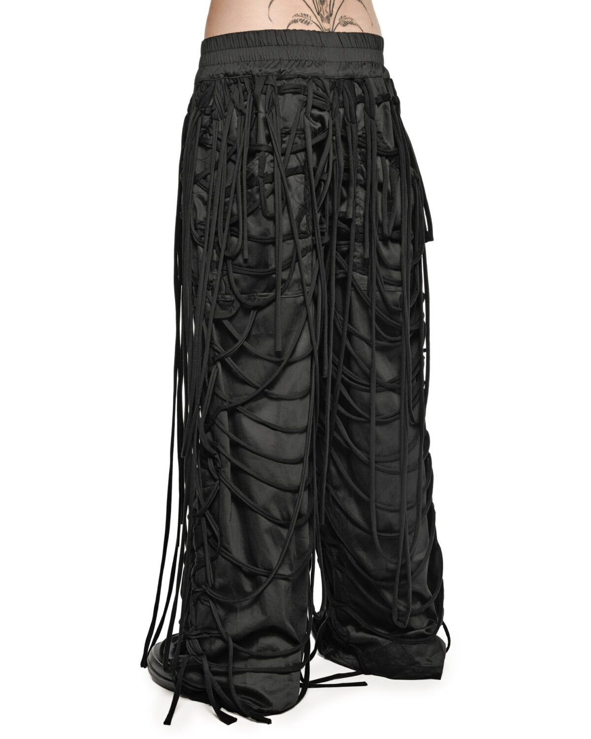 MINOAR - Oceanus Fiber Bond Trousers, Men's black cotton trousers with Fiber-Bond texture - 6
