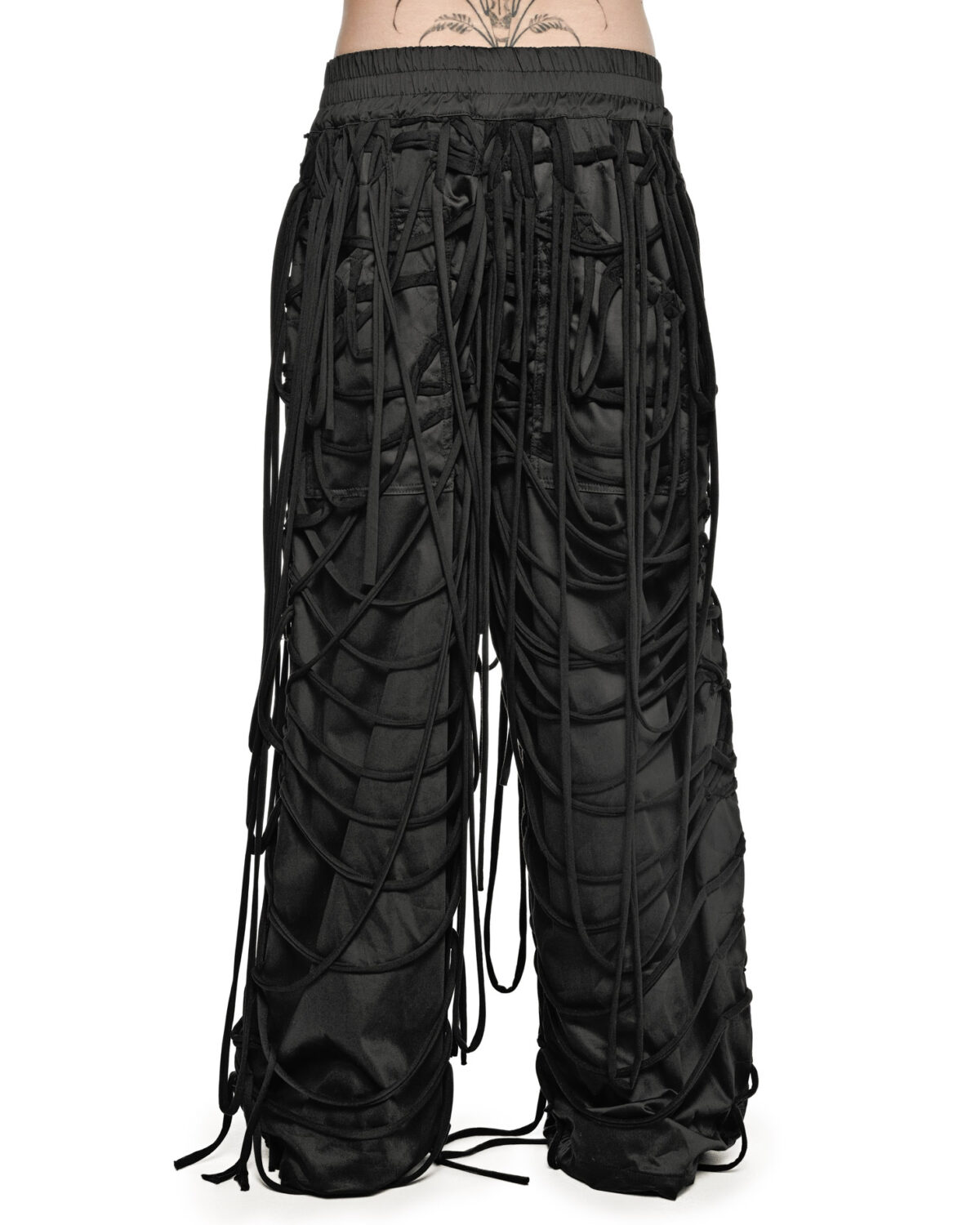 MINOAR - Oceanus Fiber Bond Trousers, Men's black cotton trousers with Fiber-Bond texture - 7