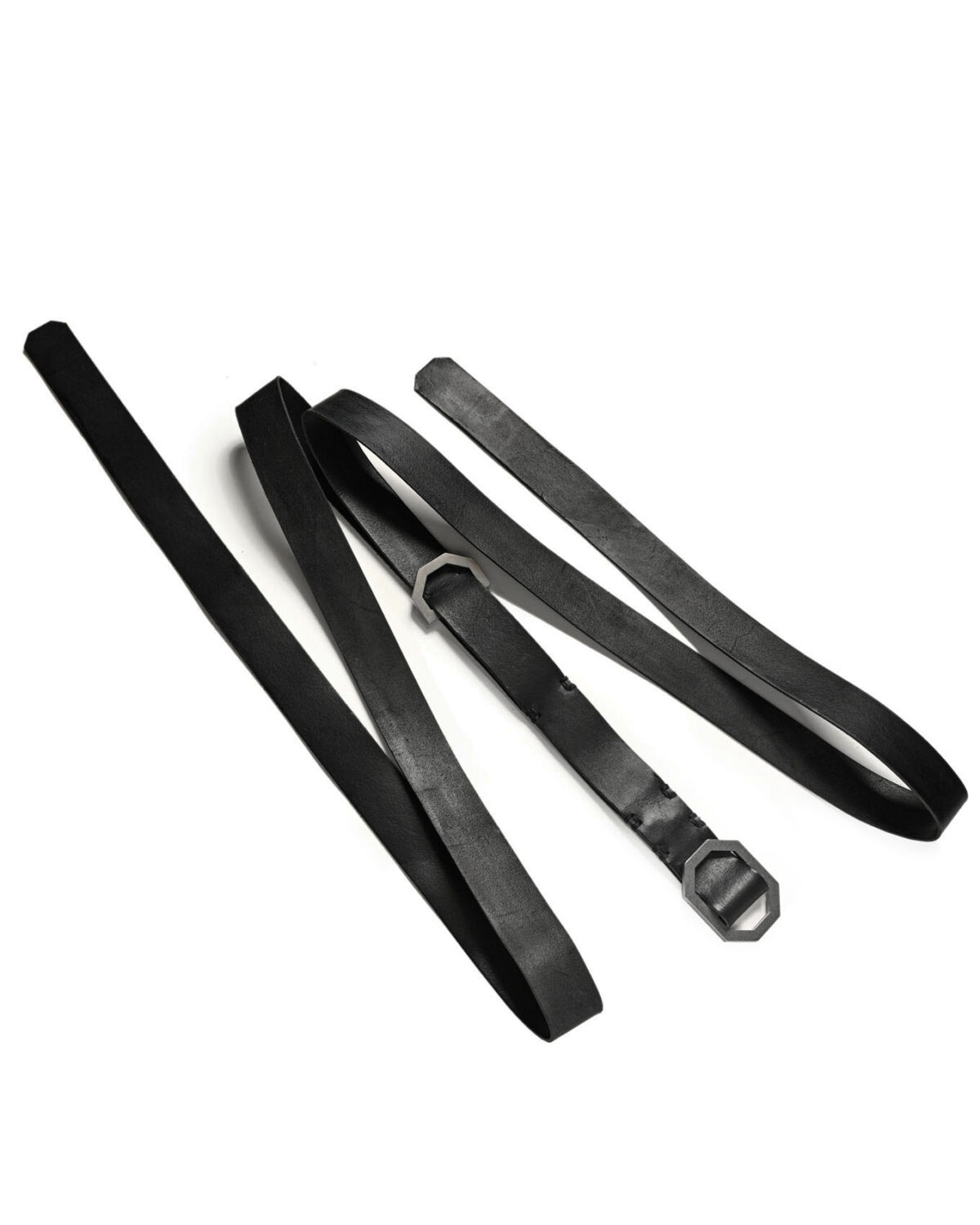 MINOAR - Octagon Leather Double Belt System - 4