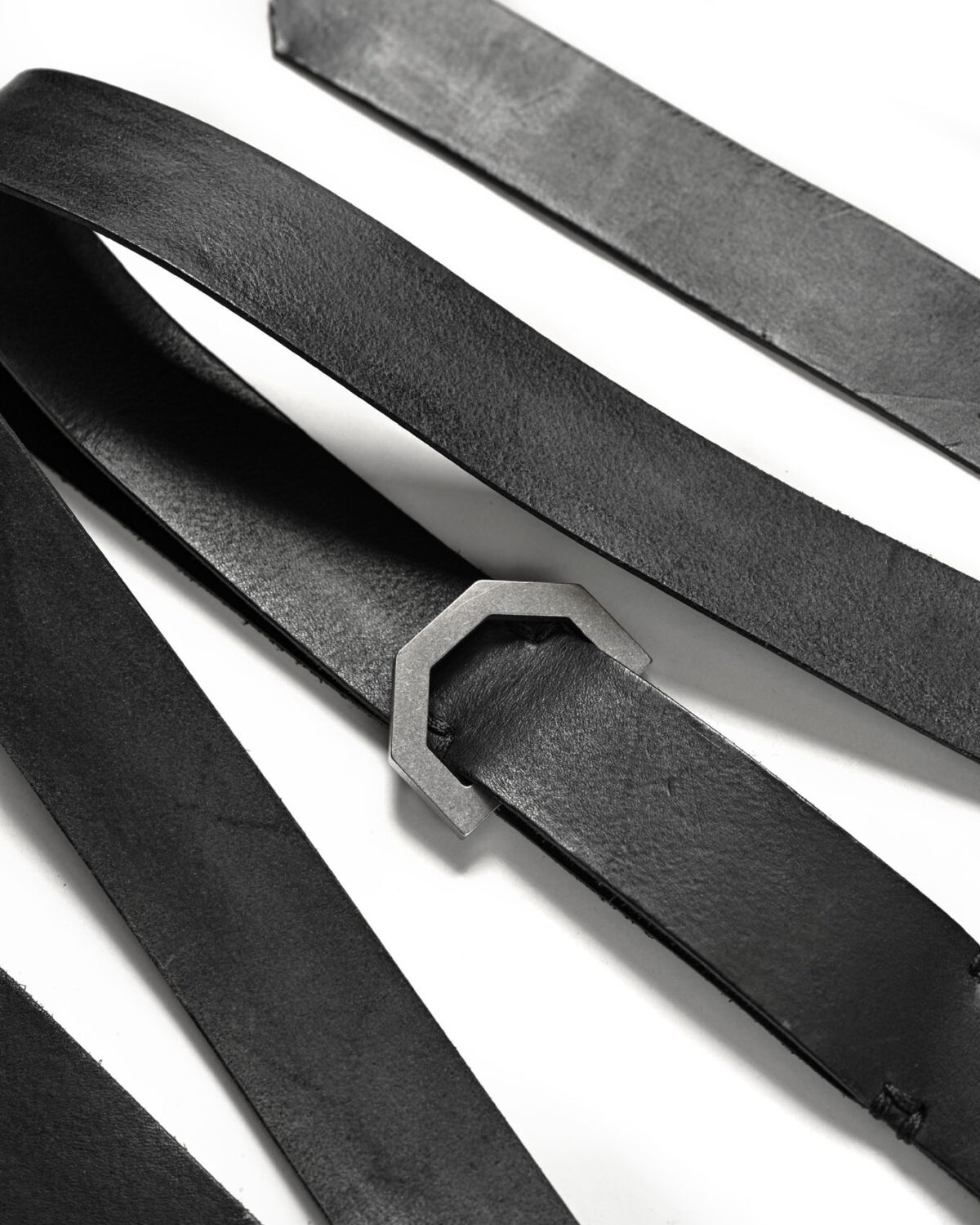 MINOAR - Octagon Leather Double Belt System - 5
