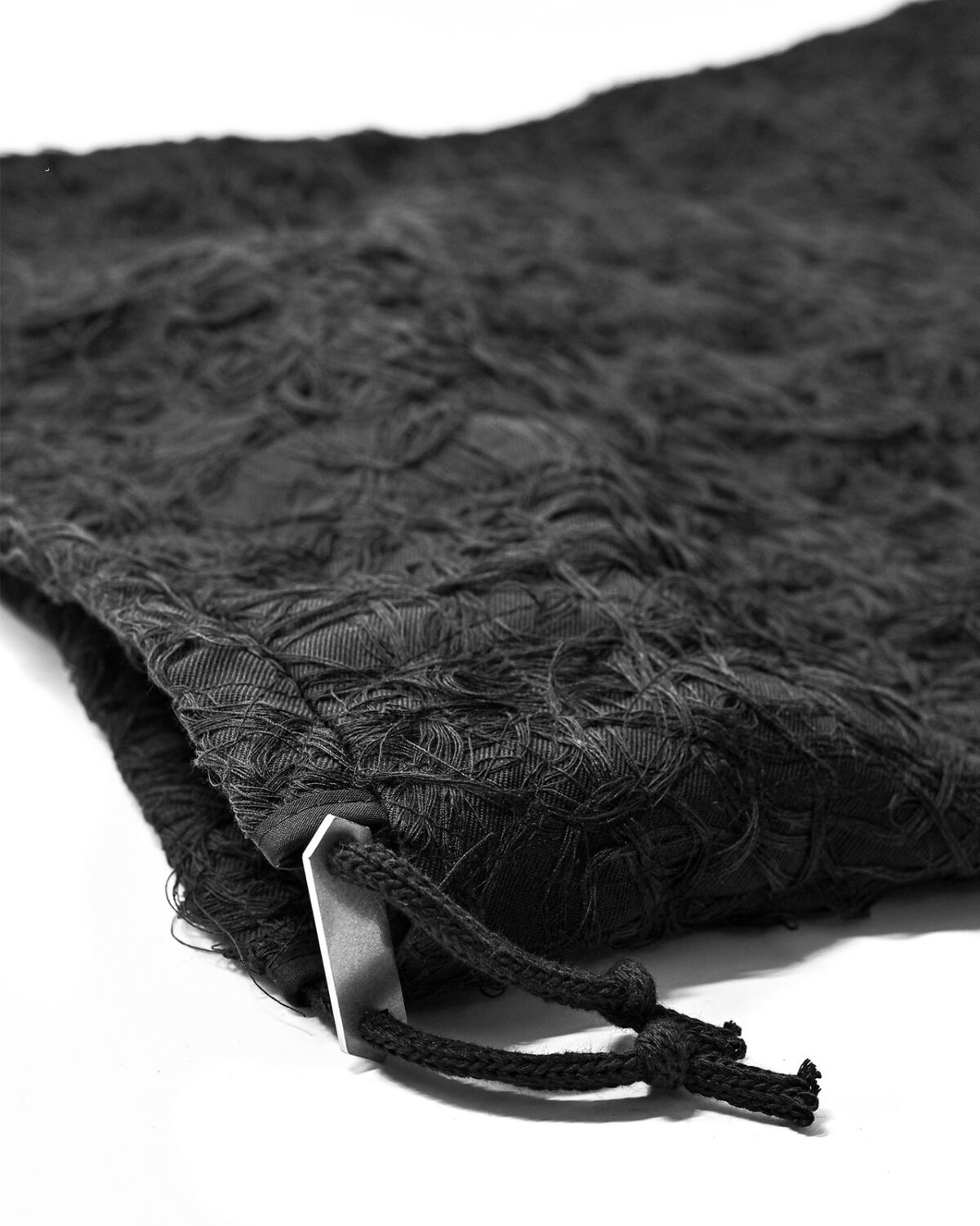 MINOAR - Fiber Bond Kutch Backpack Bag, Unisex black cotton bag with Fiber-Bond texture - 7