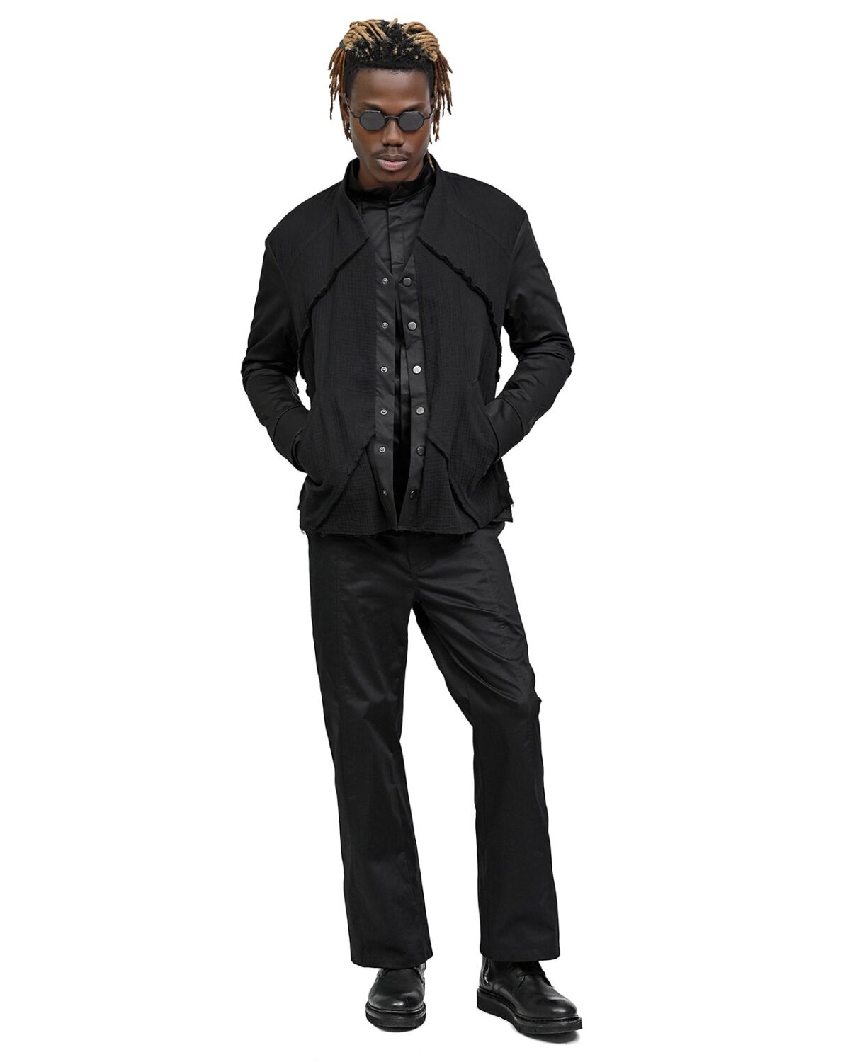 MINOAR - Particle Collar Construct Shirt - 4