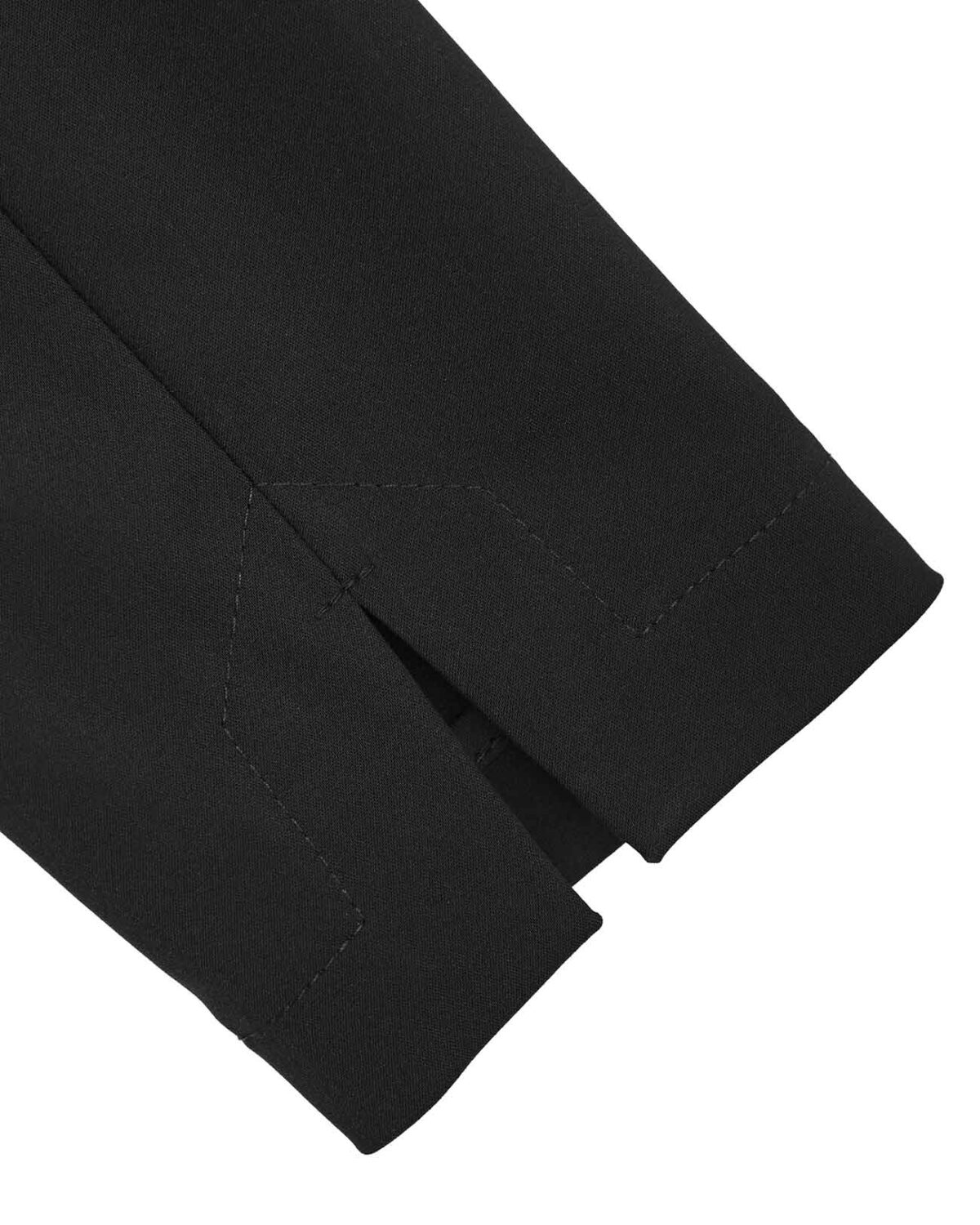 MINOAR - UNSULLIED BLACK BLAZER, Men's black cotton blazer with slit openings - 8
