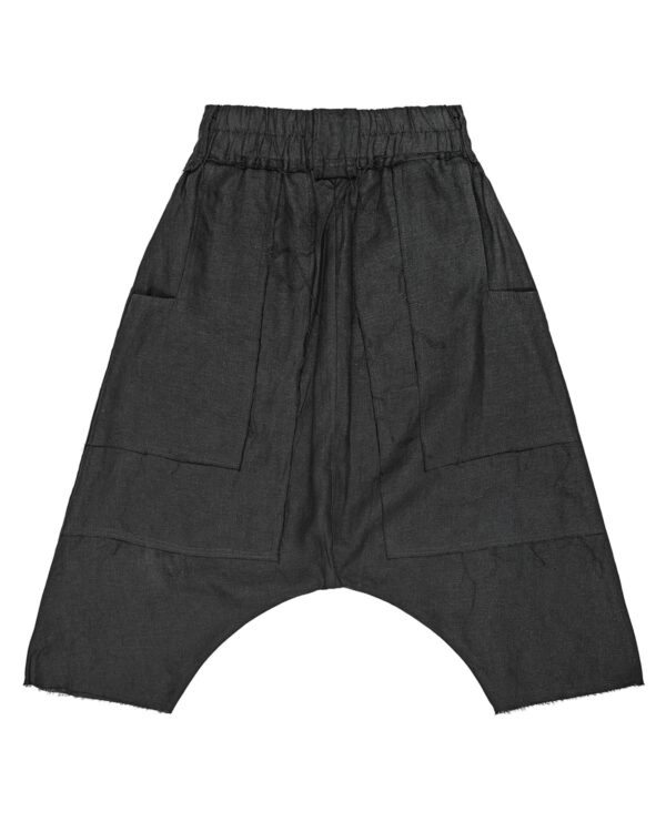 MINOAR - Cargo Volume Linen Shorts - 1