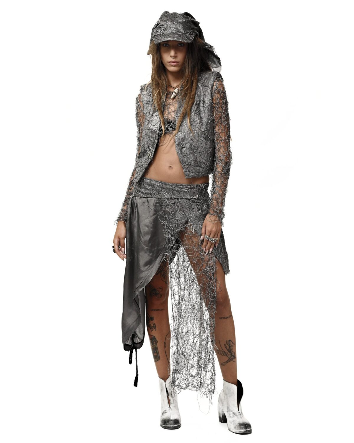MINOAR - Chroma Fiber Bond Draped Skirt - 6