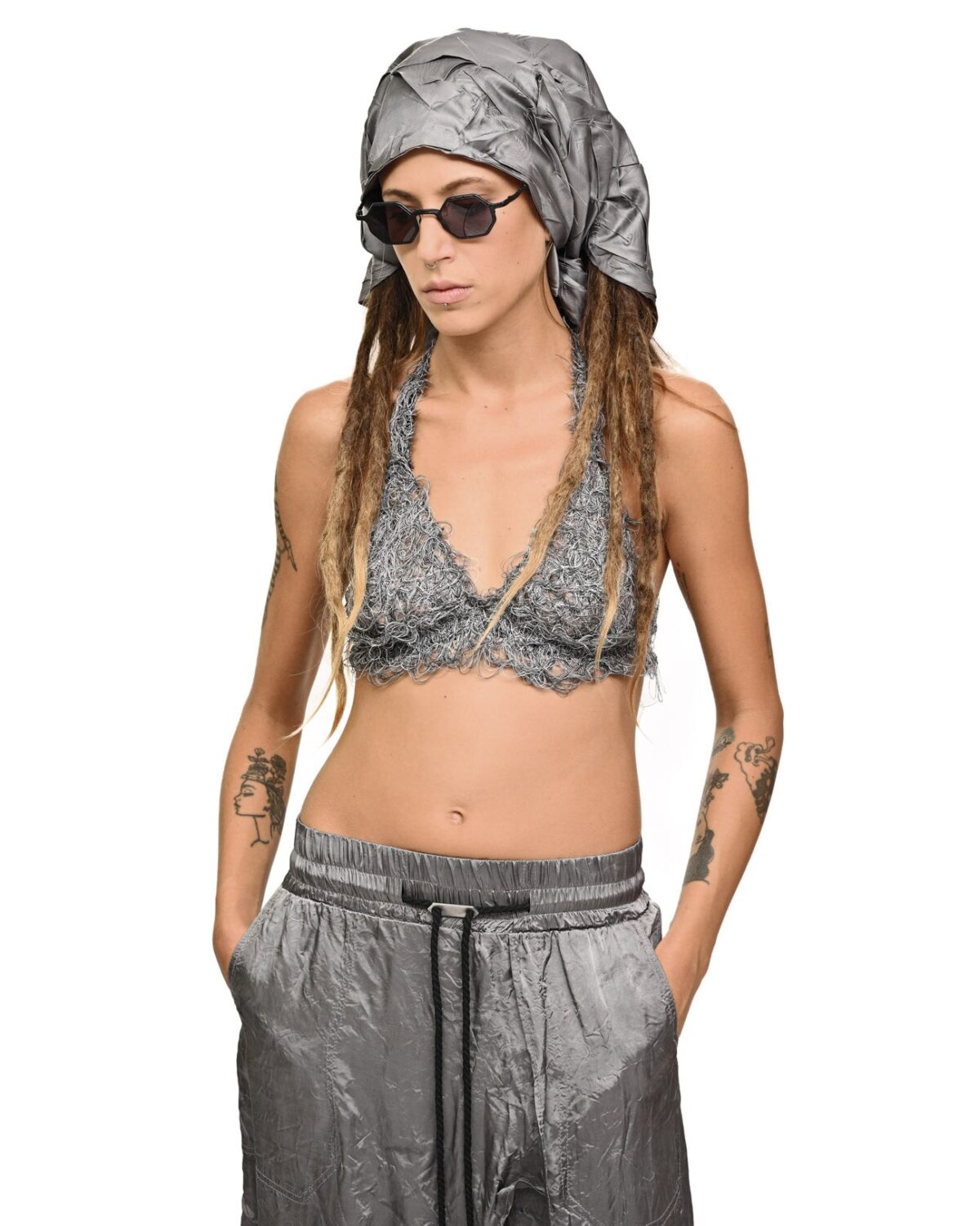 MINOAR - Chroma Triangle Scarf Crush Headpiece - 6