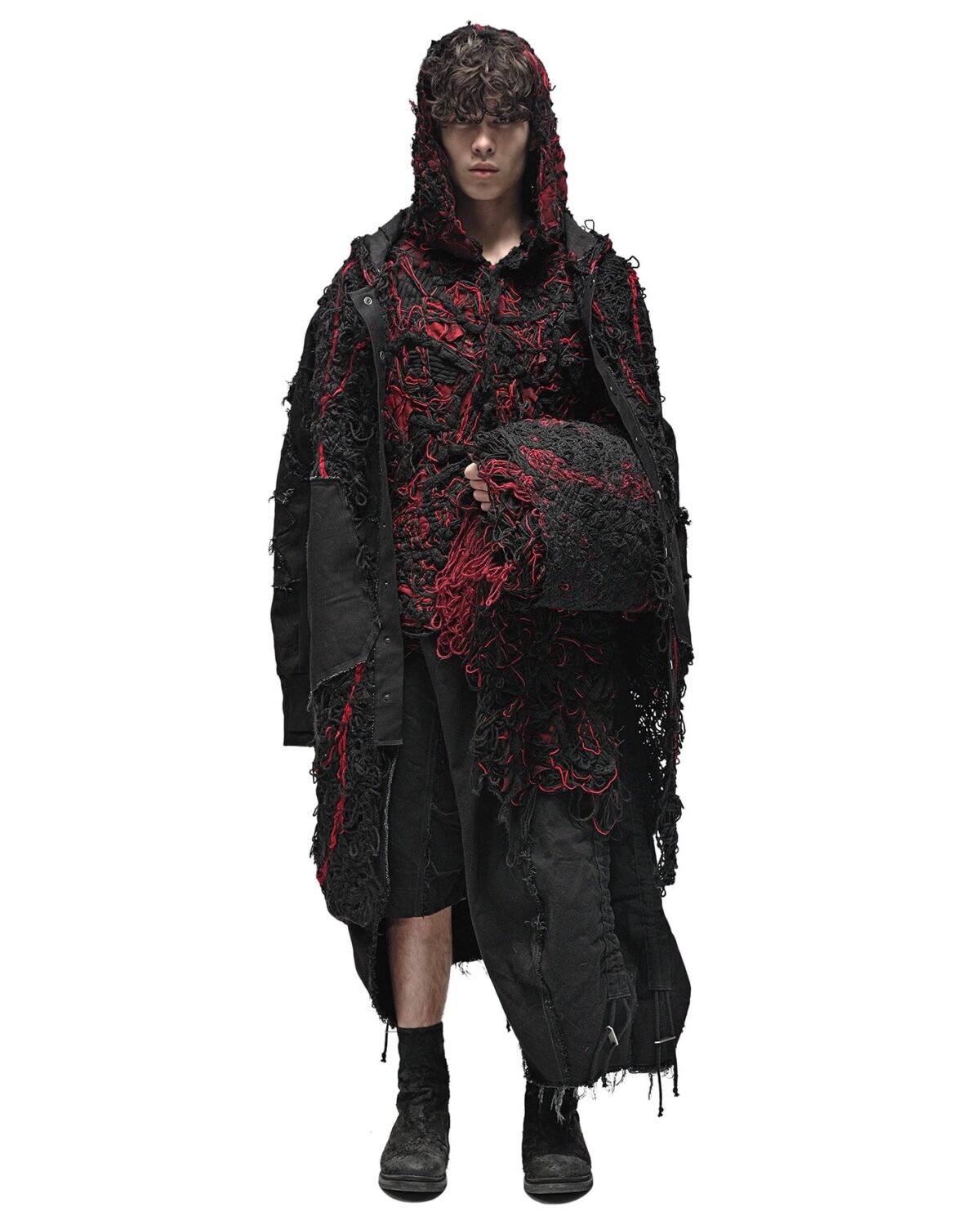 MINOAR - Fiber Bond Magma Long Scarf - 3